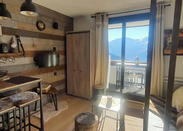 Studio Montagnard Vue Splendide Alpe D Huez Les Passeaux